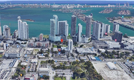 Ubicación Edge House Miami